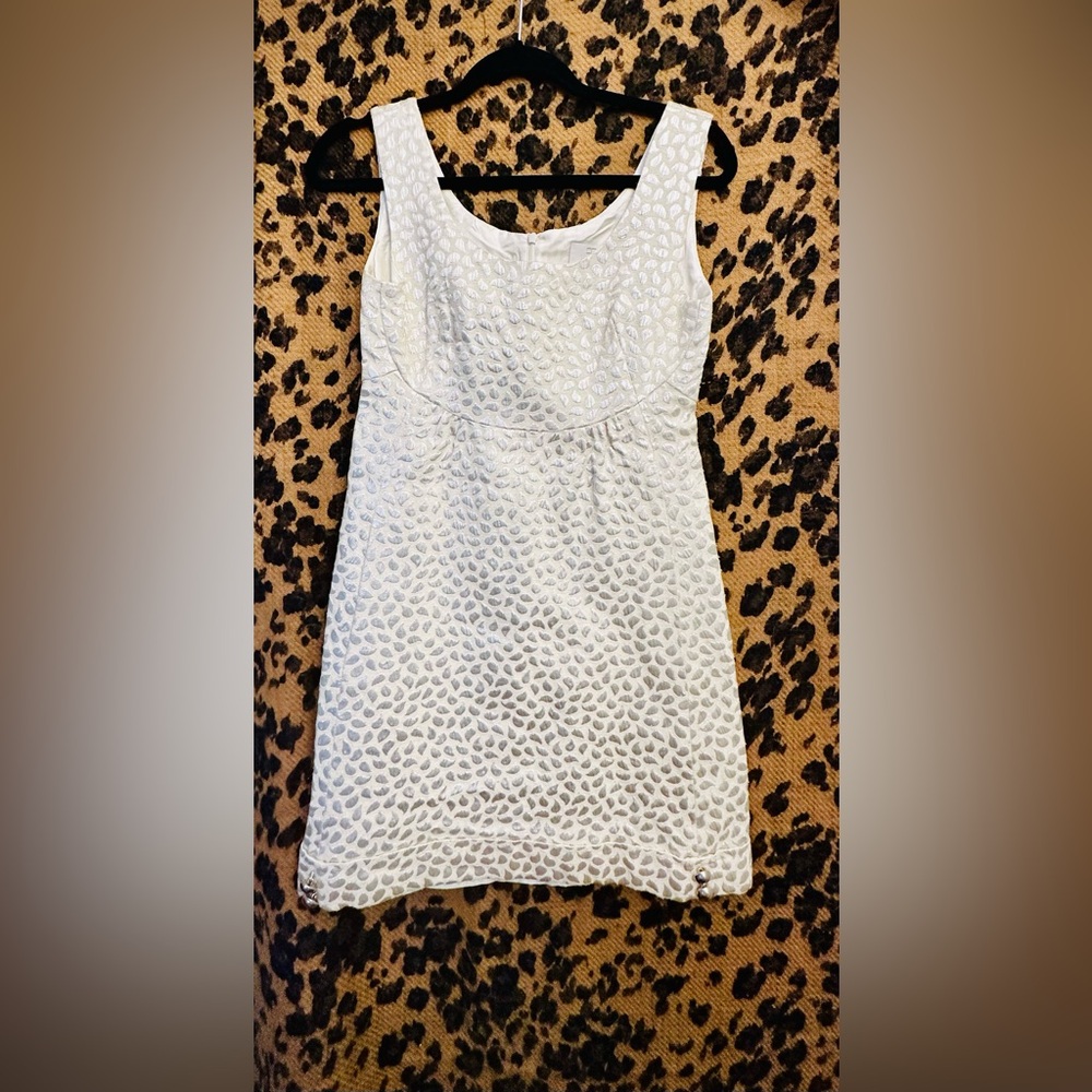 Julie Haus jacquard cocktail dress size 2